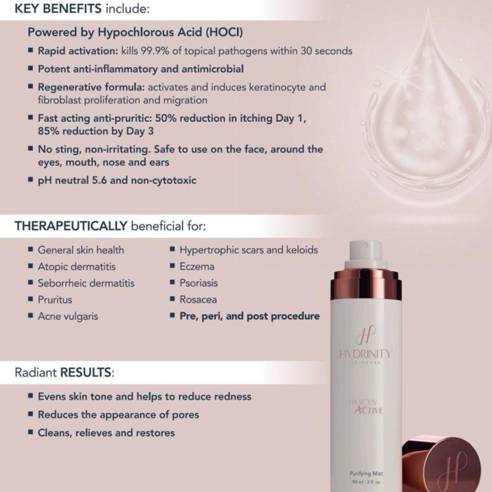 Hydrinity Hyacyn Purifying Mist - Picture 2 of 2
